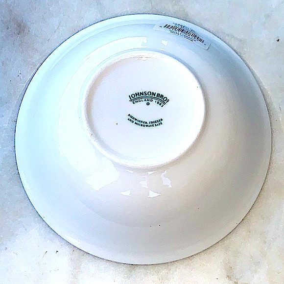 JOHNSON BROTHERS CLASSIC WILLOW CEREAL BOWL 6 INCH NEW ROUND BLUE - Picture 5 of 6